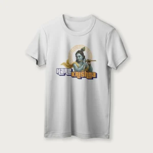 Hare Krishna | English | Unisex T-Shirt | 100% Cotton | Regular Fit | Spiritual Graphic Tee