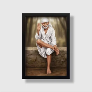 Shirdi Sai Baba | Spiritual Guru | Powerful Photo Frame | A3 | A4 | 6x8 inch